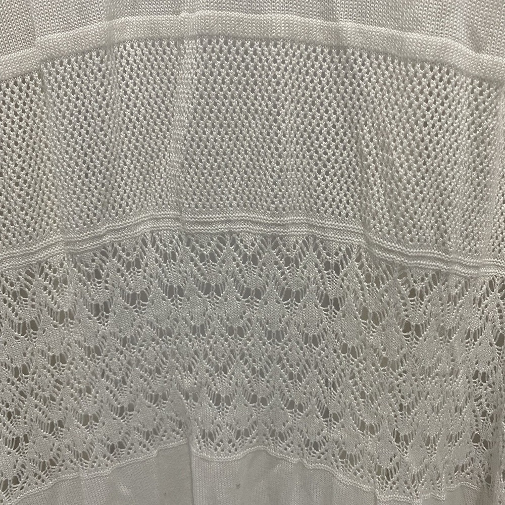 Westport 1962 Women White Kimono Cover Up Womens Plus Sz 3X Lace Vacation Travel - Picture 3 of 8